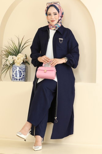 S.L. - Combined 2955SL432 Navy Blue