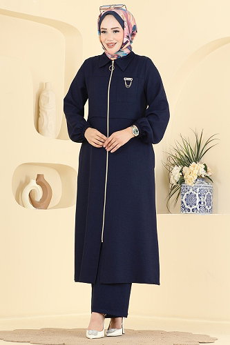 moda selvim Combined 2955SL432 Navy Blue - Thumbnail