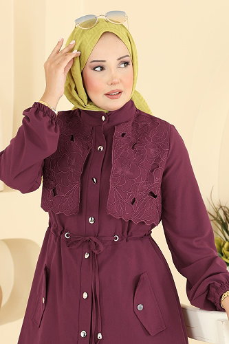 moda selvim Combined 2957SL432 Burgundy - Thumbnail