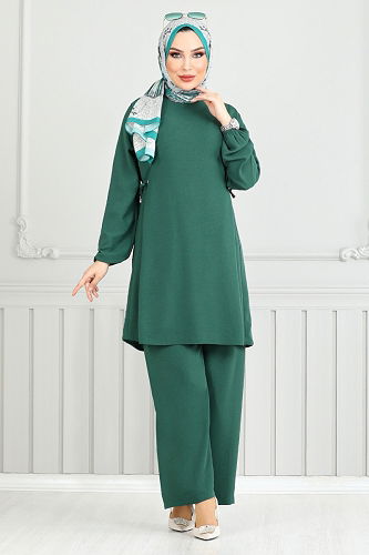 moda selvim Combined 3004BM1076-M Emerald - Thumbnail