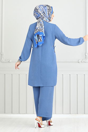 moda selvim Combined 3004BM1076-M Indigo - Thumbnail