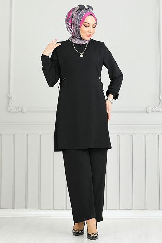 moda selvim Combined 3004BM387 Black - Thumbnail