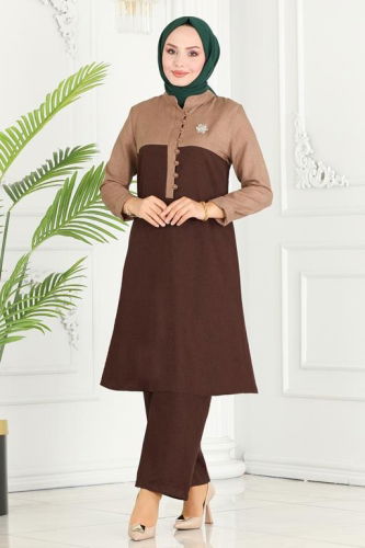 moda selvim COMBINED 3014KTR750 Brown - Thumbnail