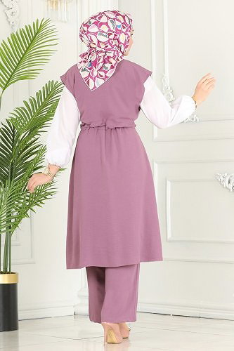 moda selvim Combined 3017BLU797 Lilac - Thumbnail