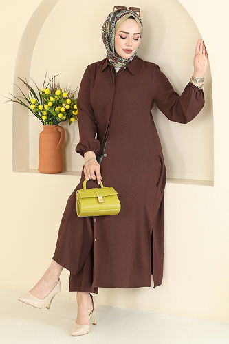 moda selvim Combined 3031SMD1186 Brown - Thumbnail