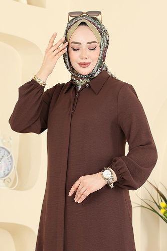 moda selvim طقم بني 3031SMD1186 - Thumbnail
