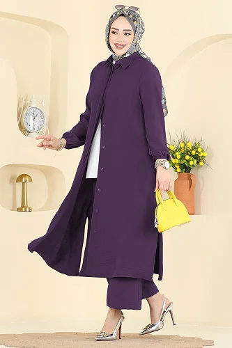 moda selvim Combined 3031SMD1186 Purple - Thumbnail