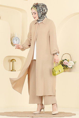 moda selvim طقم بيج 3031SMD1186 - Thumbnail