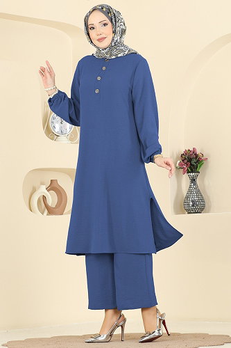 moda selvim Combined 3032SMD1186 Indigo - Thumbnail