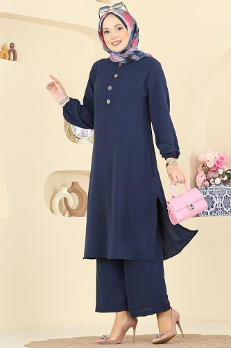 moda selvim Combined 3032SMD1186 Navy Blue - Thumbnail