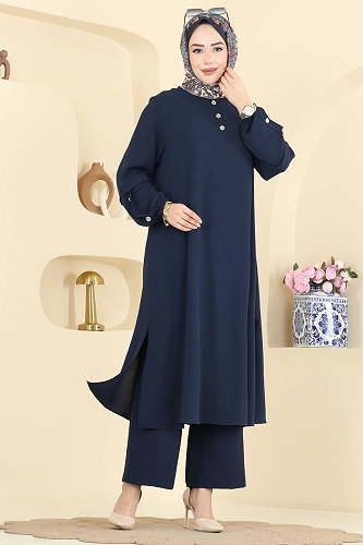 moda selvim Combined 3034SMD1186 Navy Blue - Thumbnail