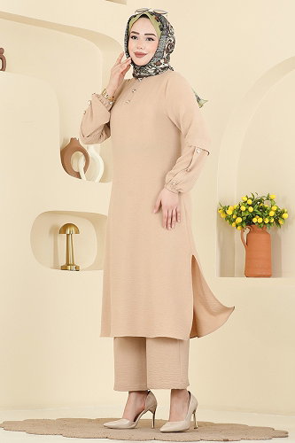 moda selvim طقم بيج 3034SMD1186 - Thumbnail