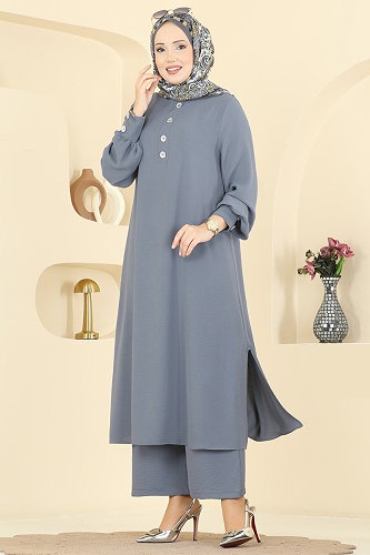 moda selvim Combined 3035SMD1186 Gray - Thumbnail