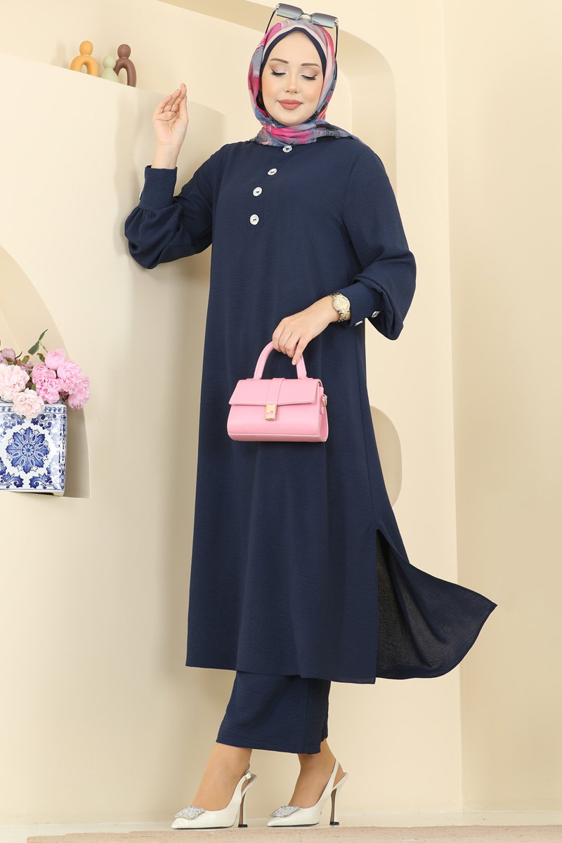 Combined 3035SMD1186 Navy Blue - Moda Selvim