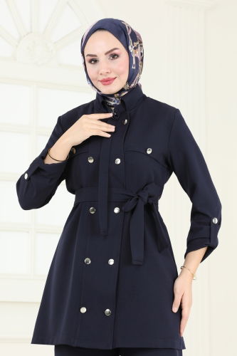 moda selvim Combined 3037KTR750 Navy Blue - Thumbnail