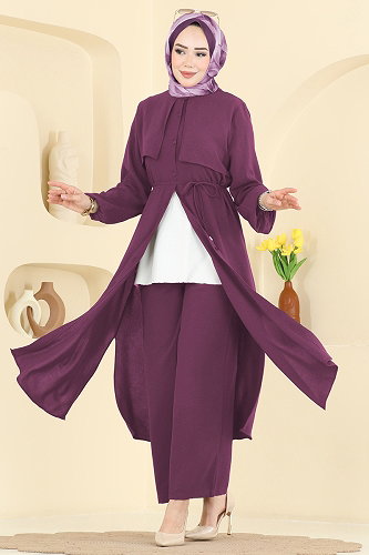 moda selvim Combined 3037SMD1186 Damson - Thumbnail