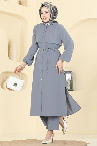 moda selvim Combined 3037SMD1186 Gray - Thumbnail