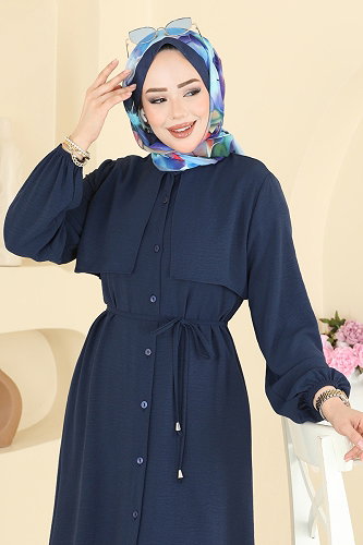 moda selvim Combined 3037SMD1186 Navy Blue - Thumbnail