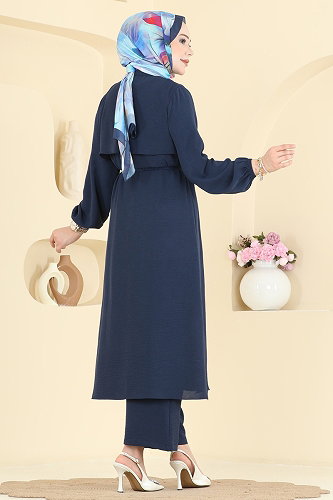 moda selvim Combined 3037SMD1186 Navy Blue - Thumbnail
