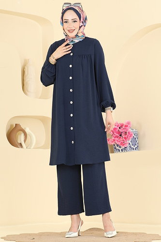 moda selvim Combined 3039SMD1186 Navy Blue - Thumbnail