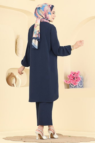 moda selvim Combined 3039SMD1186 Navy Blue - Thumbnail