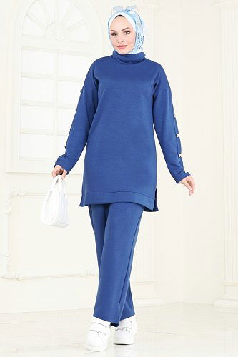 moda selvim Combined 3040HBS856 Indigo - Thumbnail