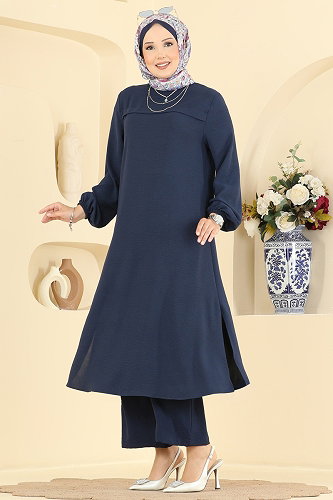 moda selvim Combined 3040SMD1186 Navy Blue - Thumbnail