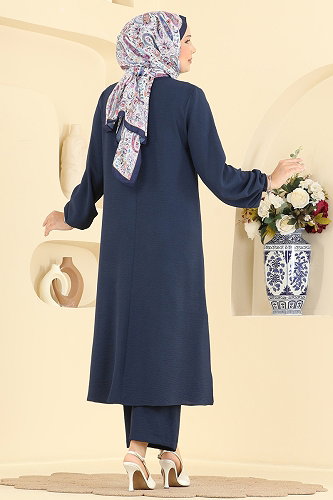 moda selvim Combined 3040SMD1186 Navy Blue - Thumbnail