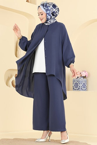 moda selvim Combined 3041SMD1186 Dark Indigo - Thumbnail