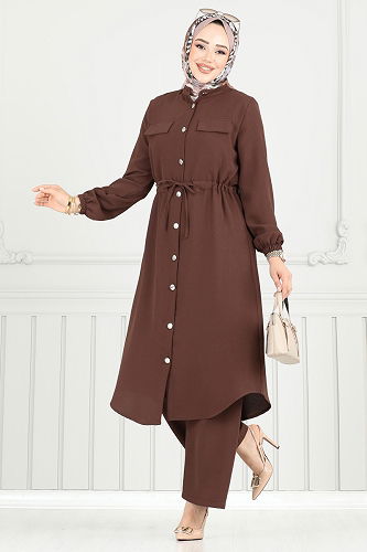 moda selvim Combined 3053KTR750 Brown - Thumbnail