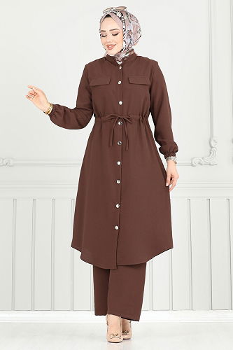 moda selvim Combined 3053KTR750 Brown - Thumbnail