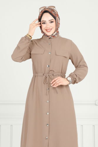 moda selvim طقم بيج 3053KTR750 - Thumbnail