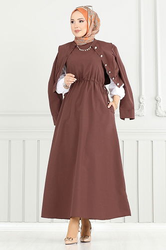 moda selvim Combined 3056KTR750 Brown - Thumbnail