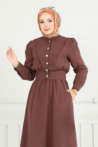 moda selvim طقم بني 3056KTR750 - Thumbnail