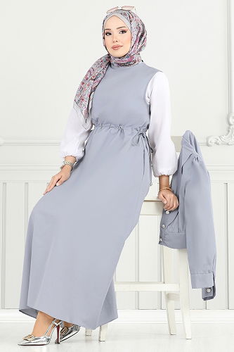 moda selvim Combined 3056KTR750 Gray - Thumbnail