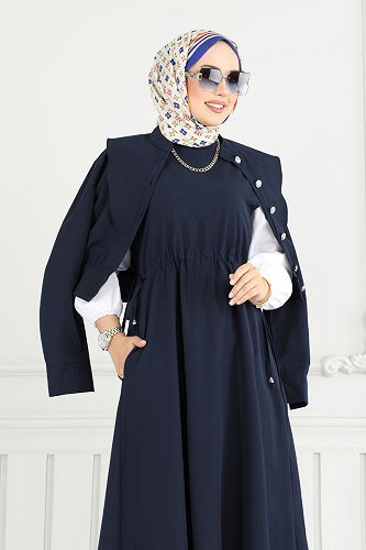 moda selvim Combined 3056KTR750 Navy Blue - Thumbnail