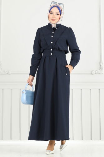 K.T.R. - Combined 3056KTR750 Navy Blue