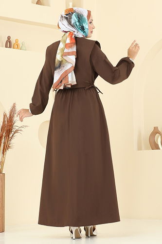 moda selvim طقم بني 3059KTR750 - Thumbnail