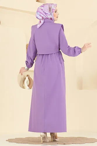 moda selvim Combined 3059KTR750 Dark Lilac - Thumbnail