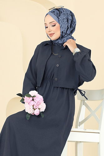 moda selvim Combined 3059KTR750 Dark Navy Blue - Thumbnail