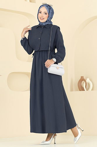 moda selvim Combined 3059KTR750 Dark Navy Blue - Thumbnail