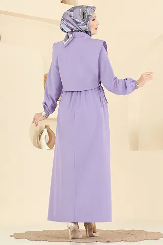 moda selvim طقم ليلكي 3059KTR750 - Thumbnail