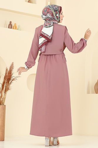 moda selvim طقم وردي 3059KTR750 - Thumbnail