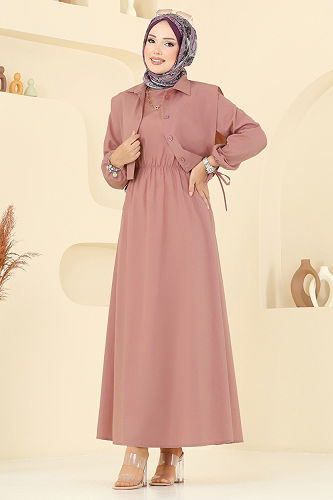 moda selvim طقم تفاحي 3059KTR750 - Thumbnail