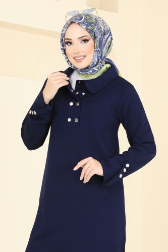 moda selvim Combined 3063HBS856 Navy Blue - Thumbnail