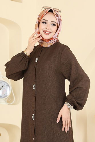 moda selvim Combined 3066HBS856 Brown - Thumbnail