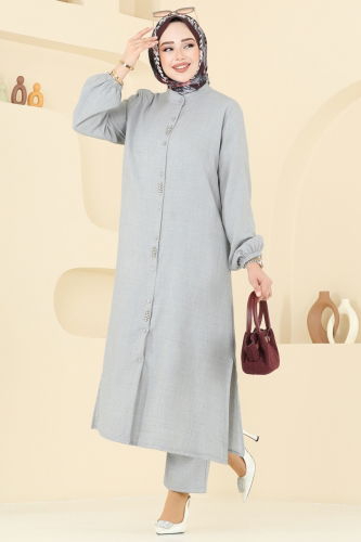 H.B.S. - طقم رمادي فاتح 3066HBS856