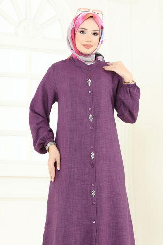 moda selvim Combined 3066HBS856 Lilac - Thumbnail
