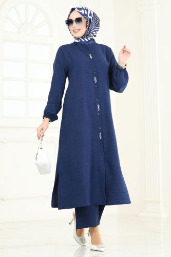 H.B.S. - Combined 3066HBS856 Navy Blue