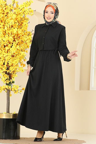 moda selvim Combined 3066KTR750 Black - Thumbnail